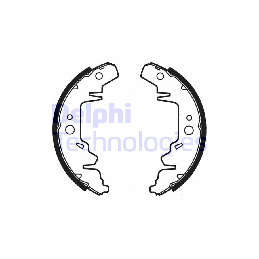 Delphi Ls1814 Brake Shoe Set