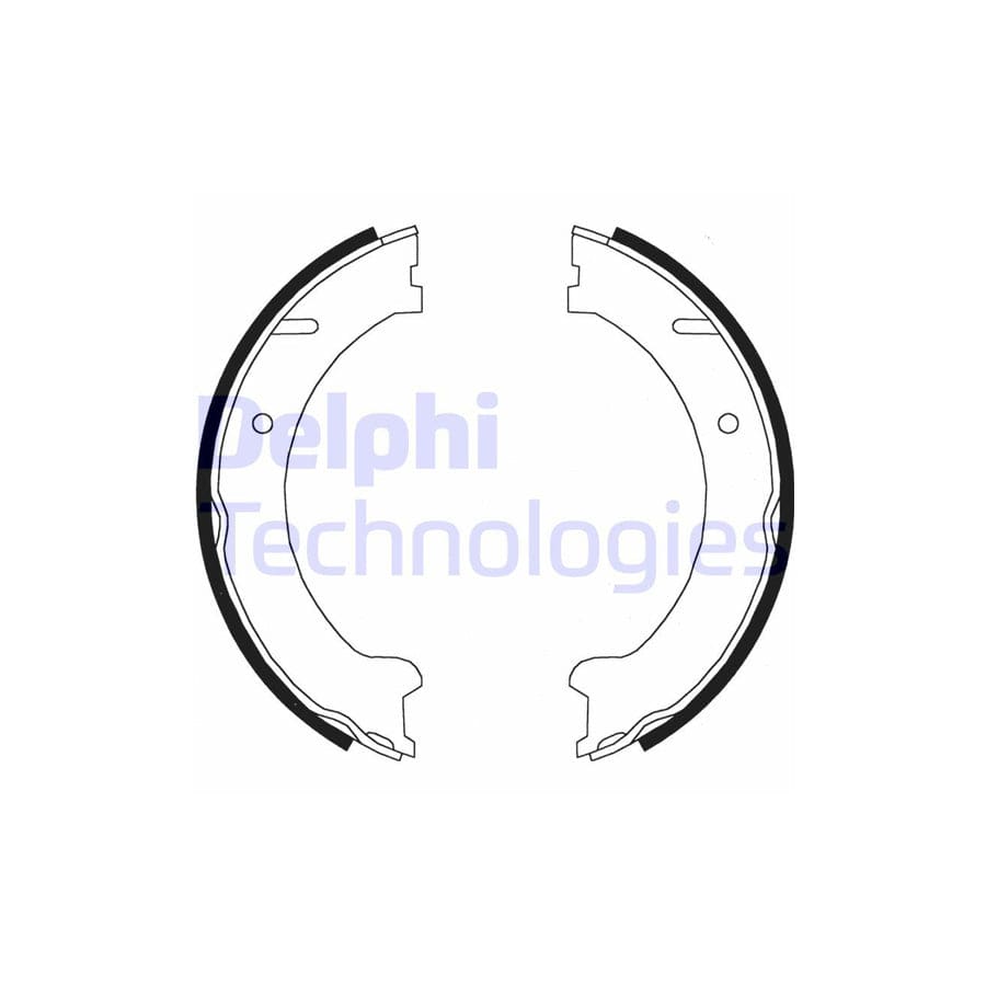 Delphi Ls1832 Handbrake Shoes