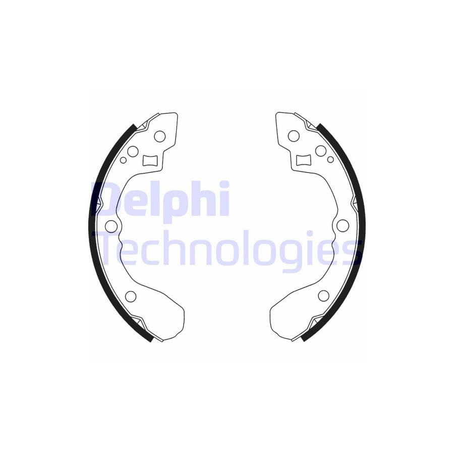 Delphi Ls1918 Brake Shoe Set