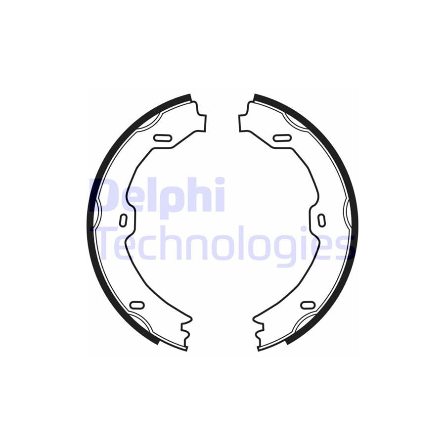 Delphi Ls1923 Handbrake Shoes