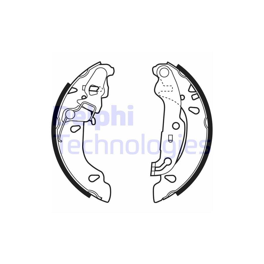 Delphi Ls1926 Brake Shoe Set