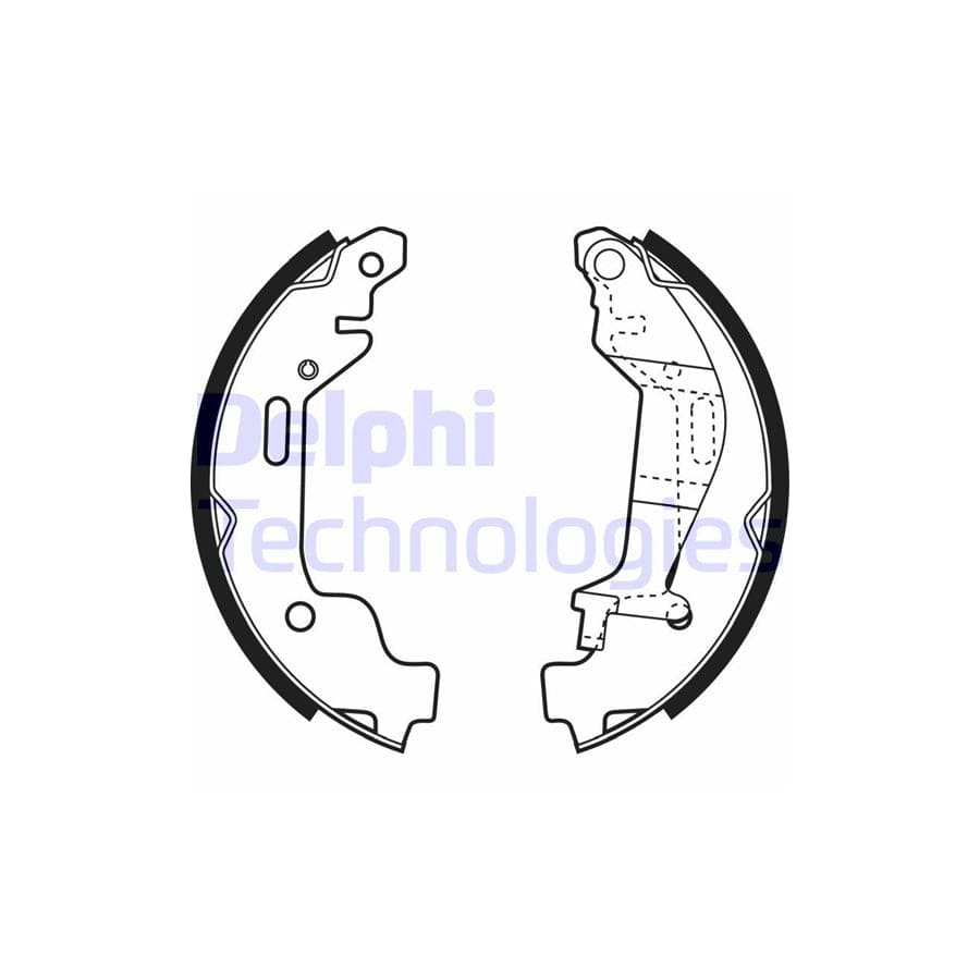 Delphi Ls1927 Brake Shoe Set