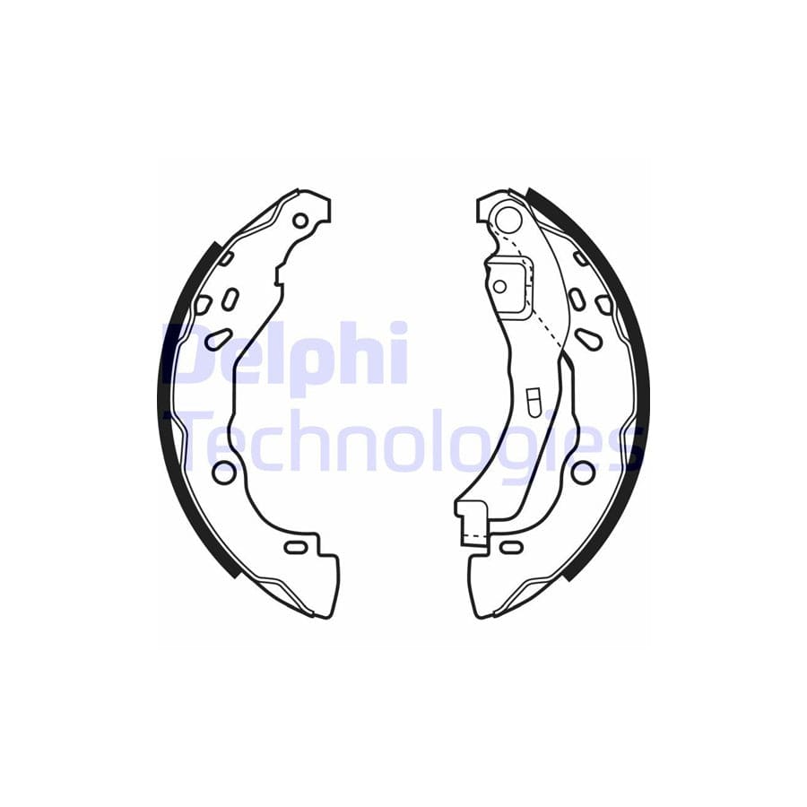 Delphi Ls1929 Brake Shoe Set
