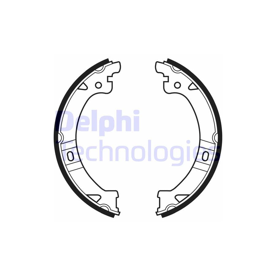 Delphi Ls1977 Handbrake Shoes