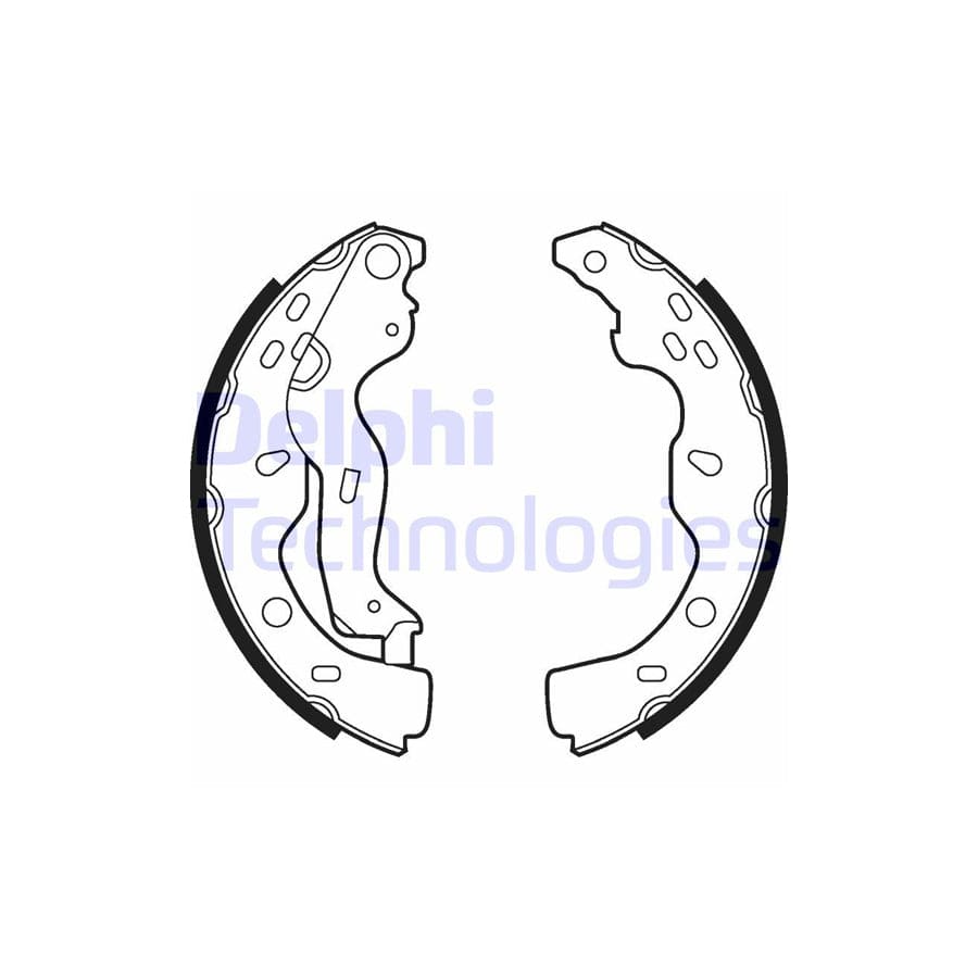 Delphi Ls2009 Brake Shoe Set
