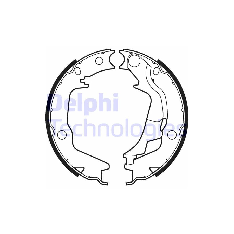 Delphi Ls2011 Handbrake Shoes