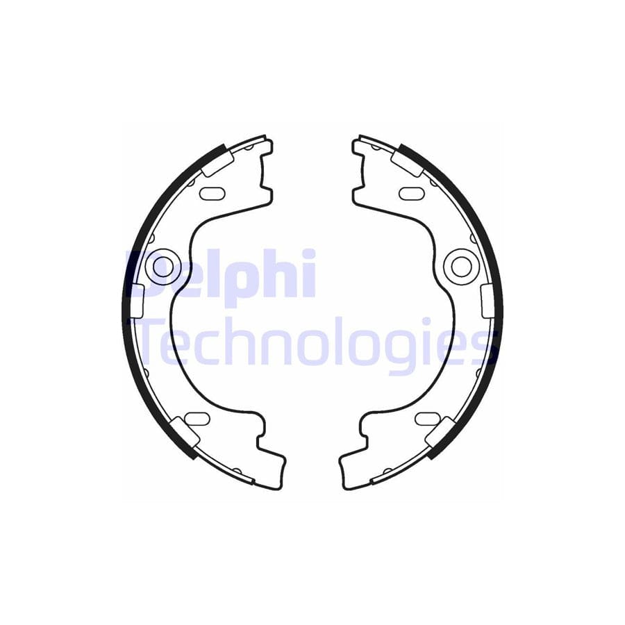 Delphi Ls2012 Handbrake Shoes
