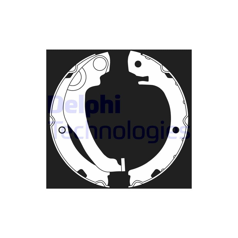 Delphi Ls2020 Brake Shoe Set For Toyota Corolla Verso (Ar10)