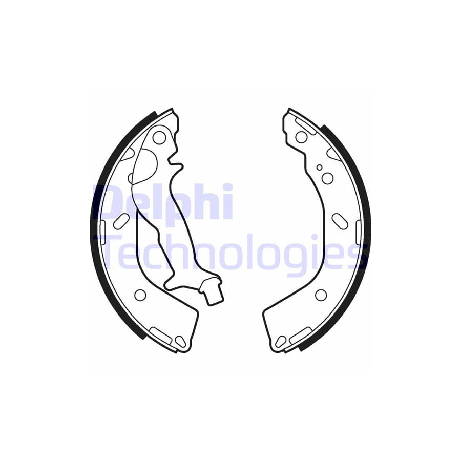 Delphi Ls2027 Brake Shoe Set
