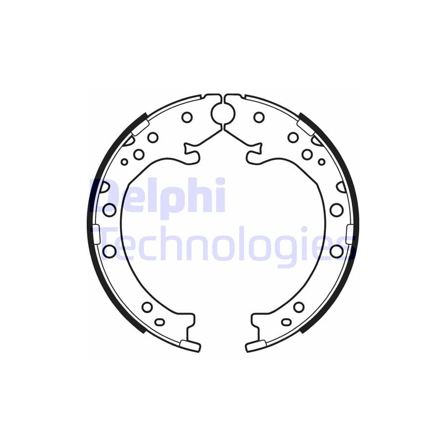 Delphi Ls2034 Handbrake Shoes For Honda Cr-V