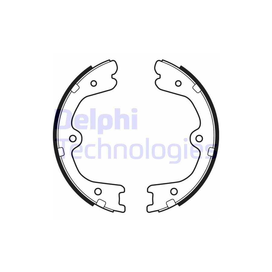 Delphi Ls2037 Handbrake Shoes