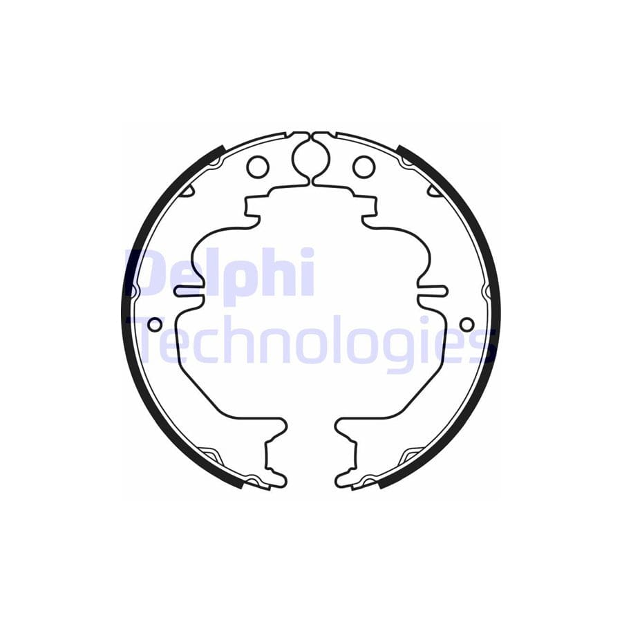 Delphi Ls2053 Handbrake Shoes