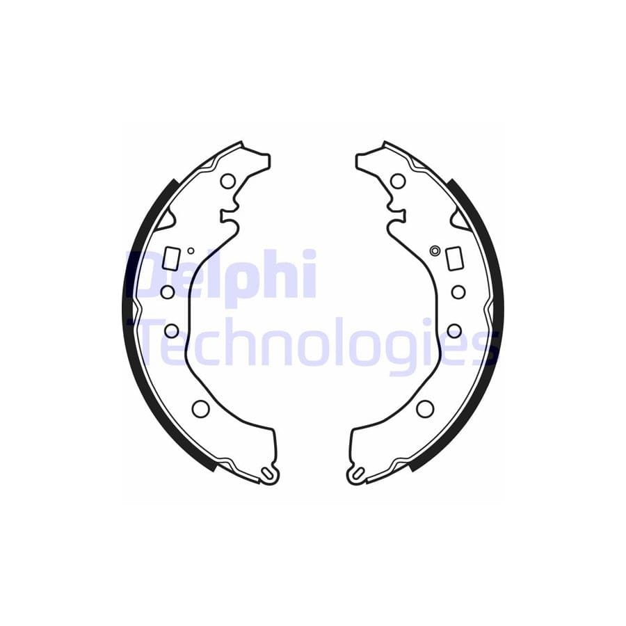 Delphi Ls2079 Brake Shoe Set