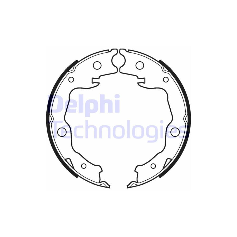 Delphi Ls2116 Handbrake Shoes