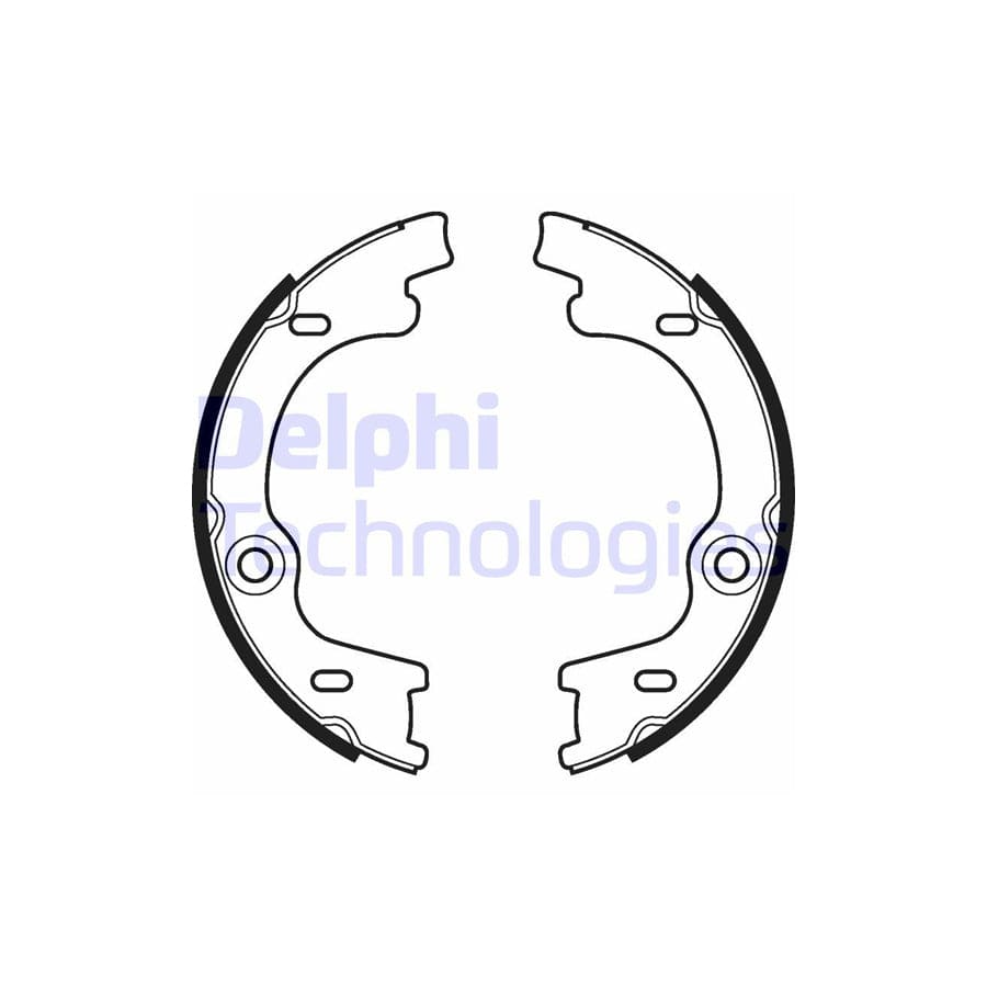 Delphi Ls2129 Handbrake Shoes