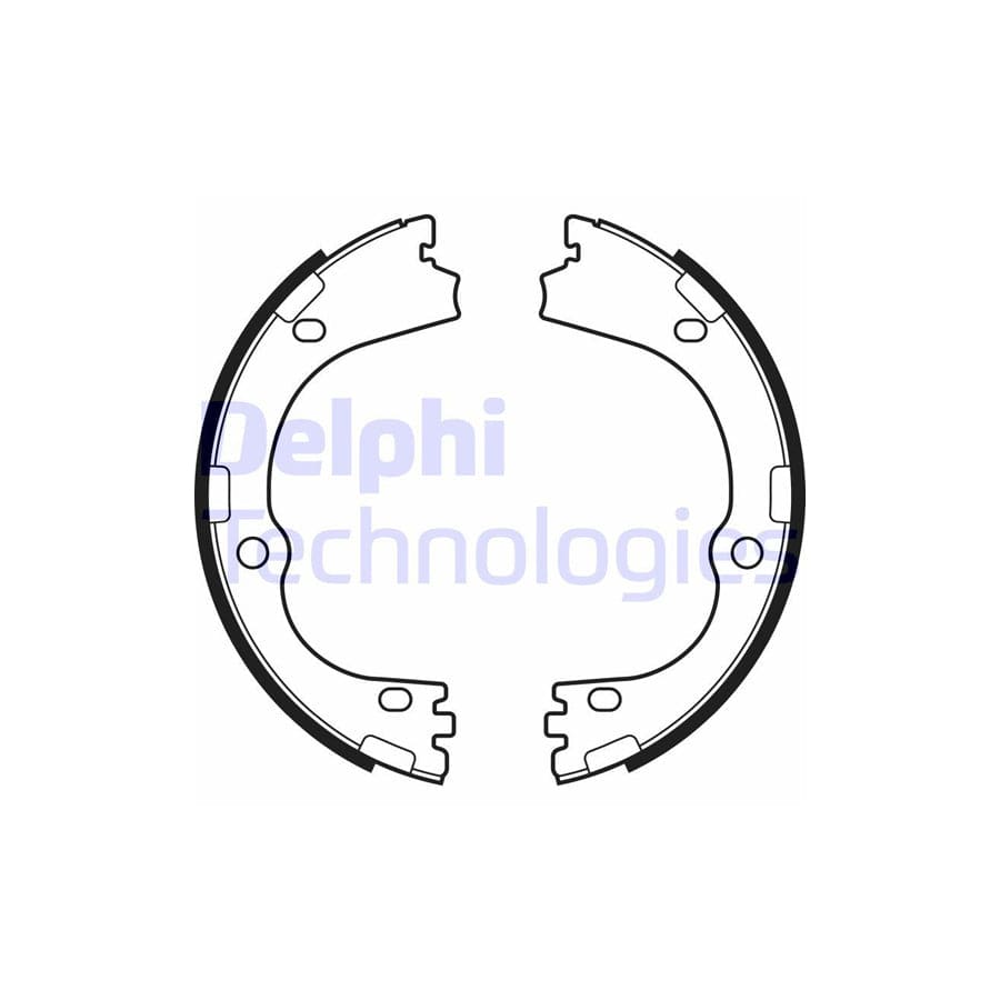 Delphi Ls2166 Handbrake Shoes