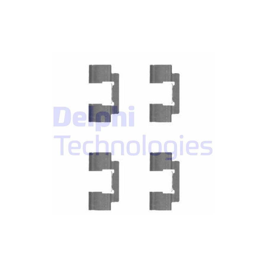Delphi Lx0481 Accessory Kit, Disc Brake Pads For Chrysler Pt Cruiser