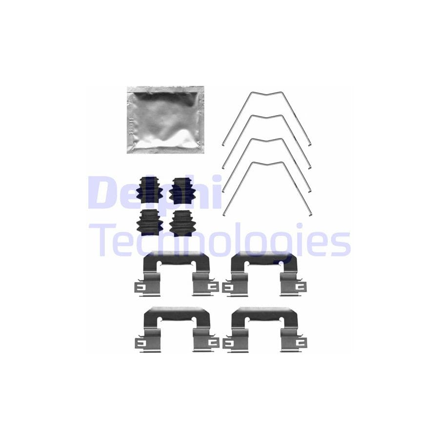 Delphi Lx0711 Accessory Kit, Disc Brake Pads