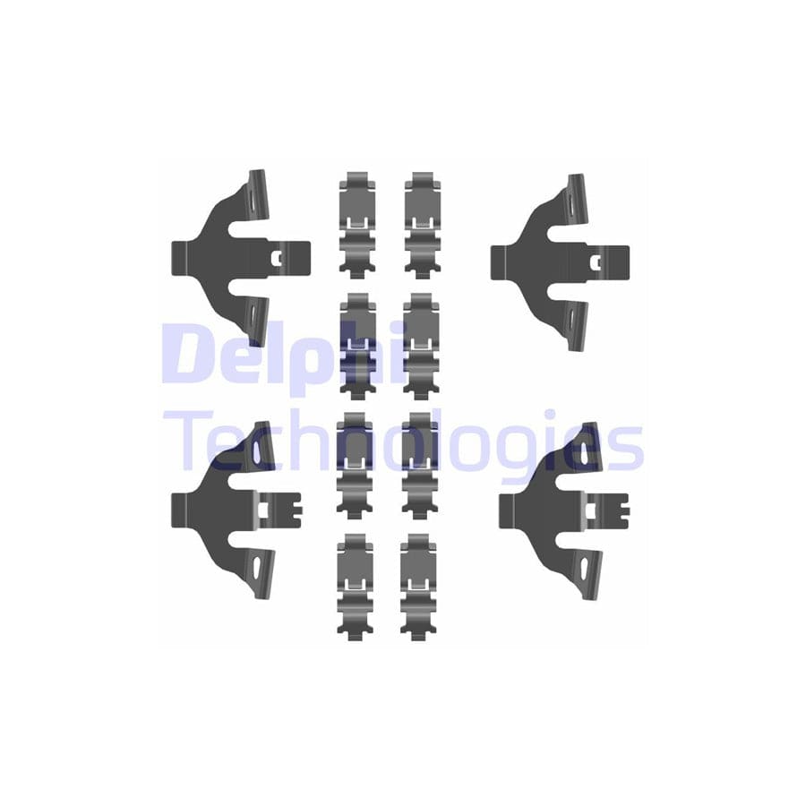 Delphi Lx0781 Accessory Kit, Disc Brake Pads