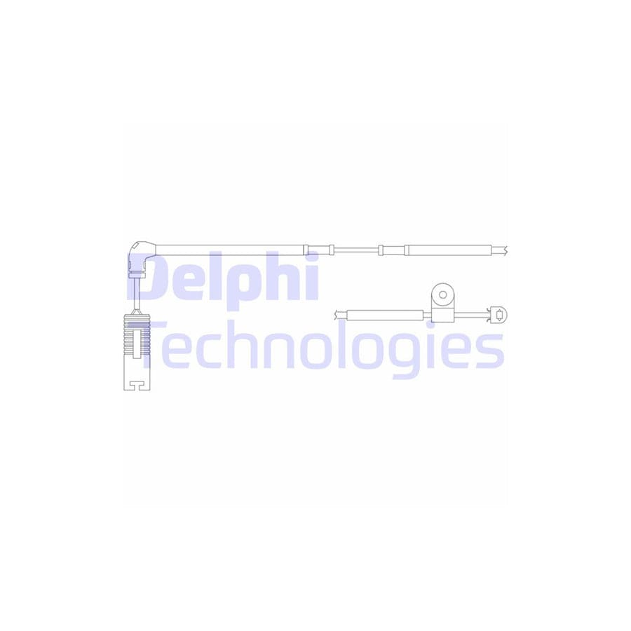 Delphi Lz0184 Warning Contact Set, Brake Pad Wear For Land Rover Range Rover Iii (L322)