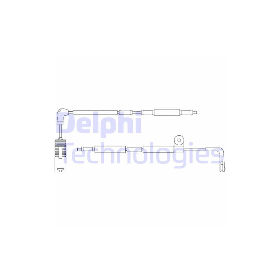 Delphi Lz0196 Warning Contact Set, Brake Pad Wear For Land Rover Range Rover Iii (L322)