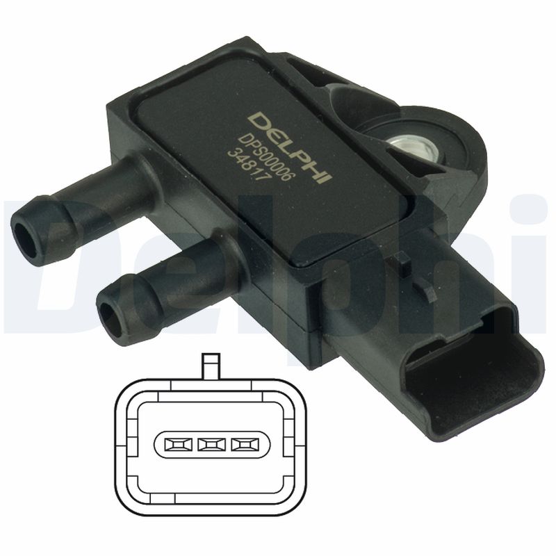 DELPHI PS00006 Exhaust Pressure Sensor