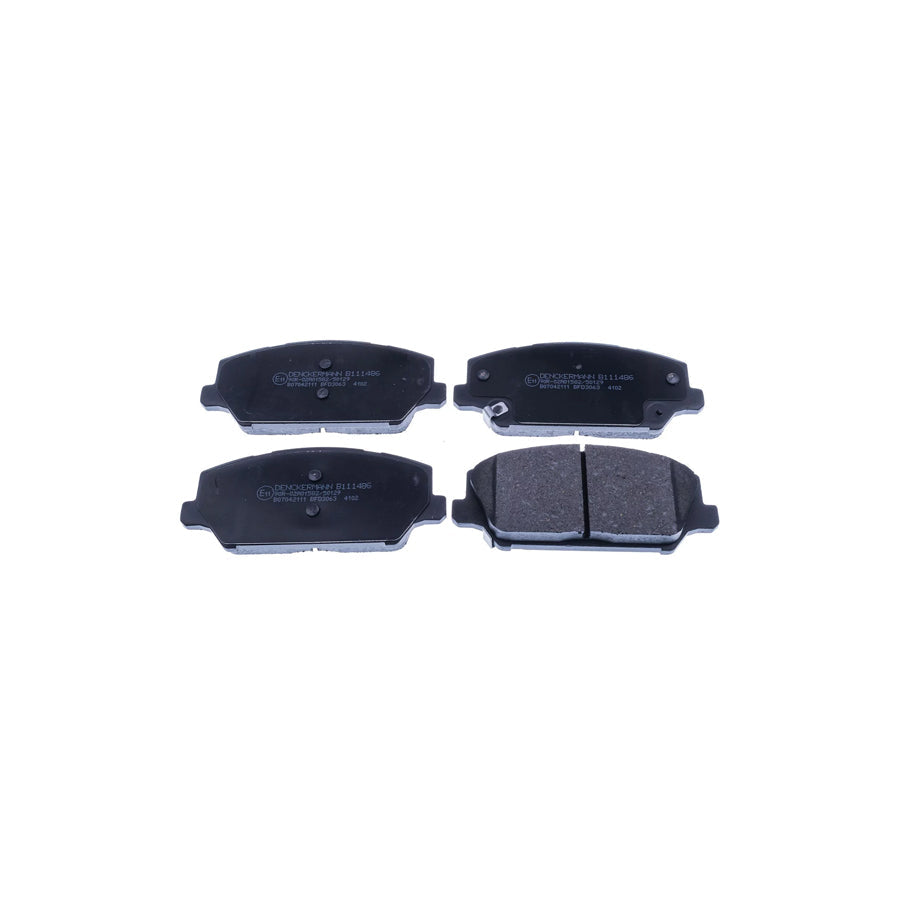 Denckermann B111486 Brake Pad Set for KIA Cadenza II (Yg)
