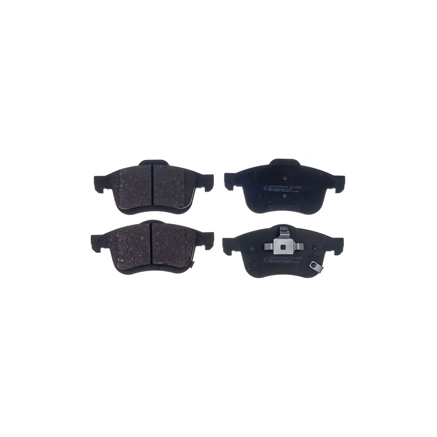 Denckermann B111502 Brake Pad Set for Fiat 500L (351, 352)