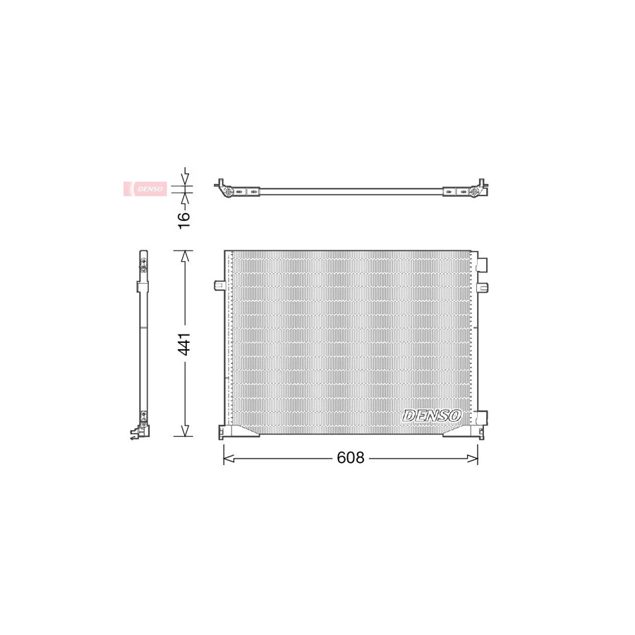 DENSO DCN23035 Air Conditioning Condenser
