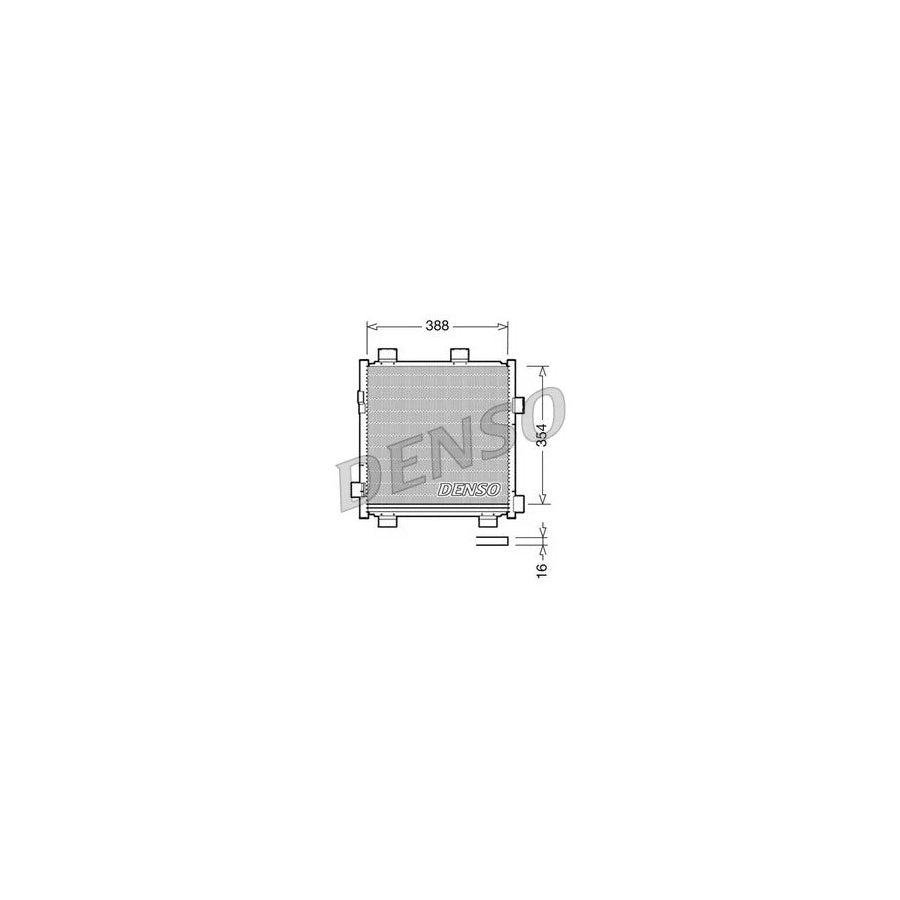 DENSO DCN50040 Air Conditioning Condenser
