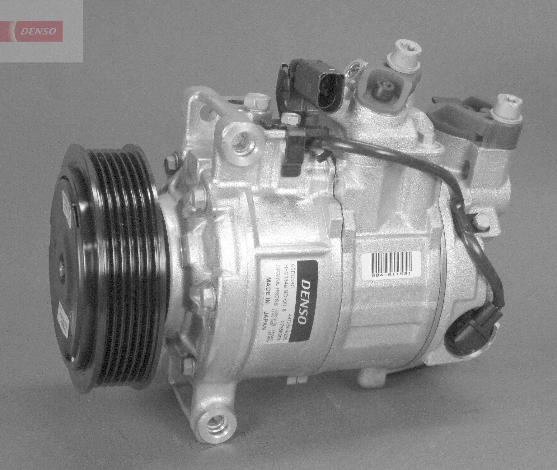 DENSO DCP02028 Compressor, Air Conditioning for Audi A4