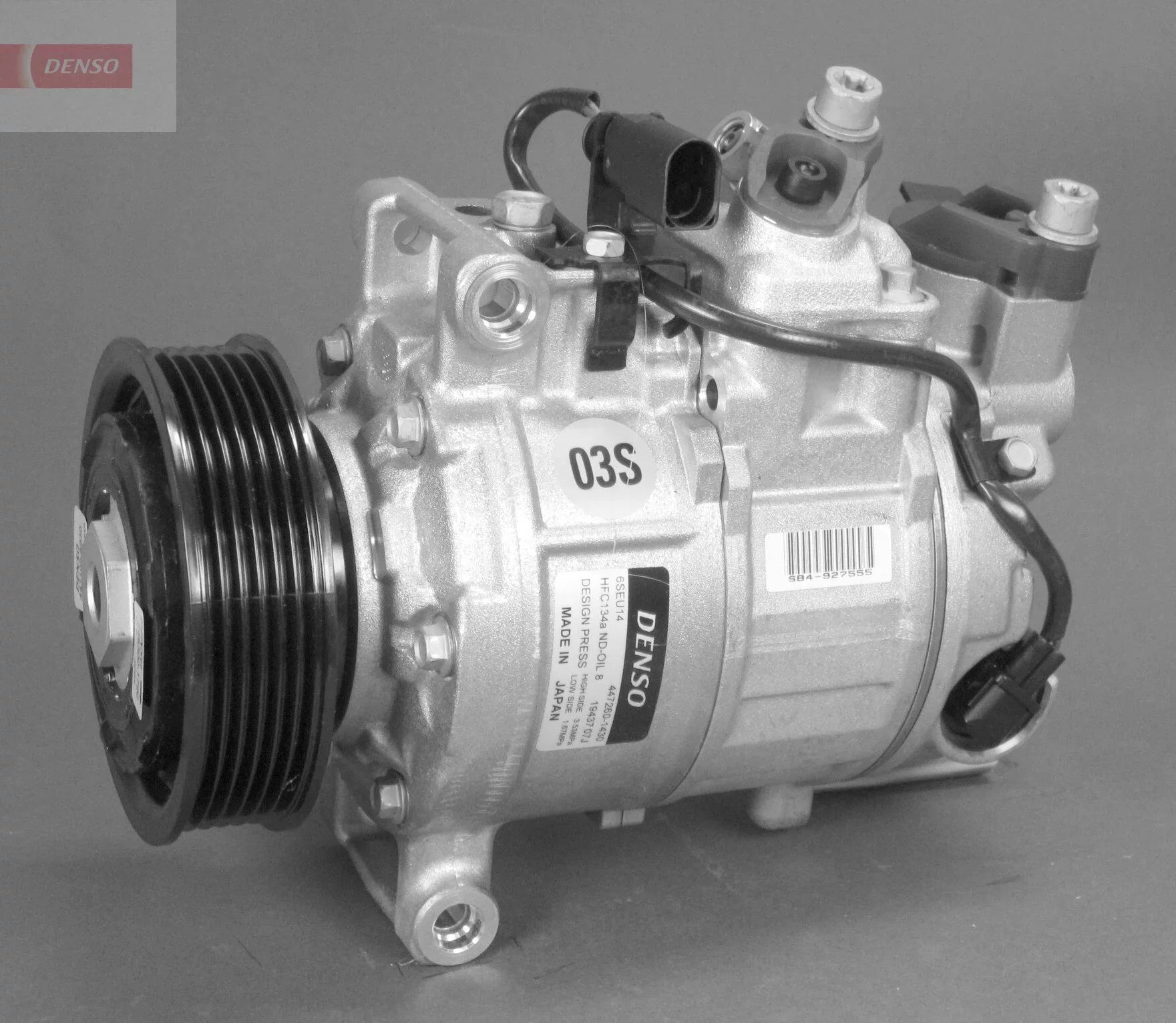 DENSO DCP02044 Compressor, Air Conditioning for Audi A4