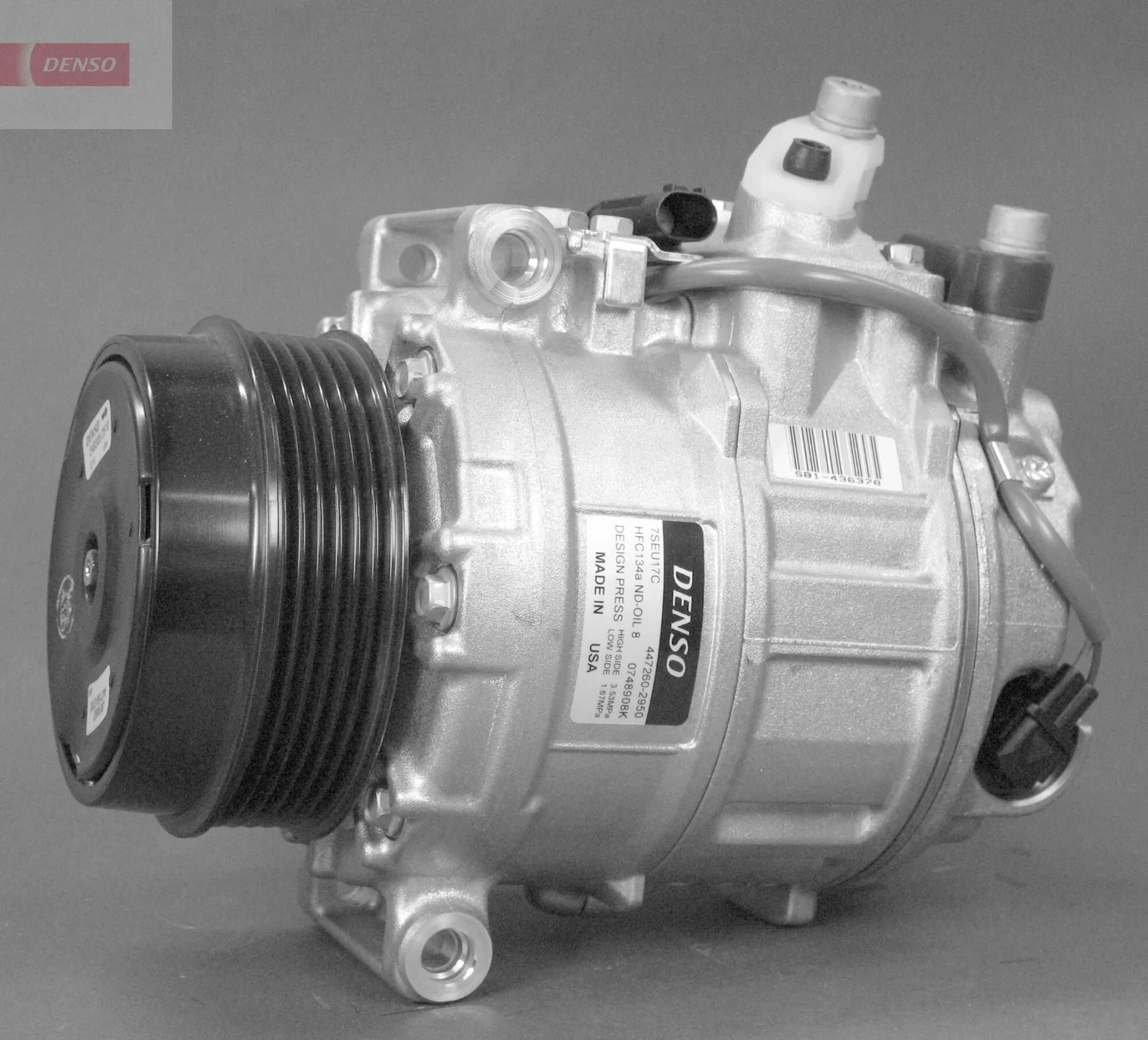 DENSO DCP17060 Compressor, Air Conditioning Suitable for Mercedes-Benz S-Class