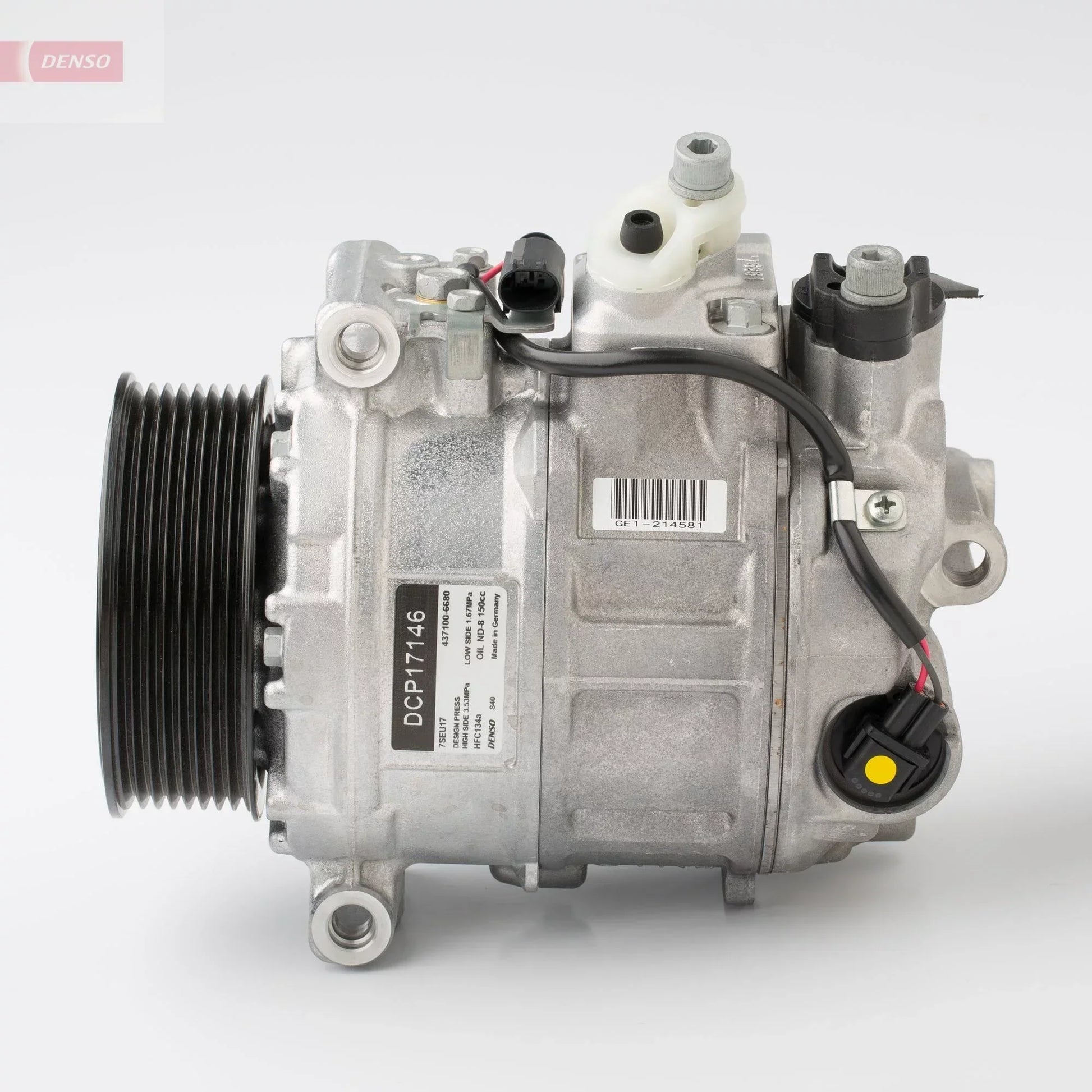 DENSO DCP17146 Compressor, Air Conditioning Suitable for Mercedes-Benz E-Class Saloon (W211)