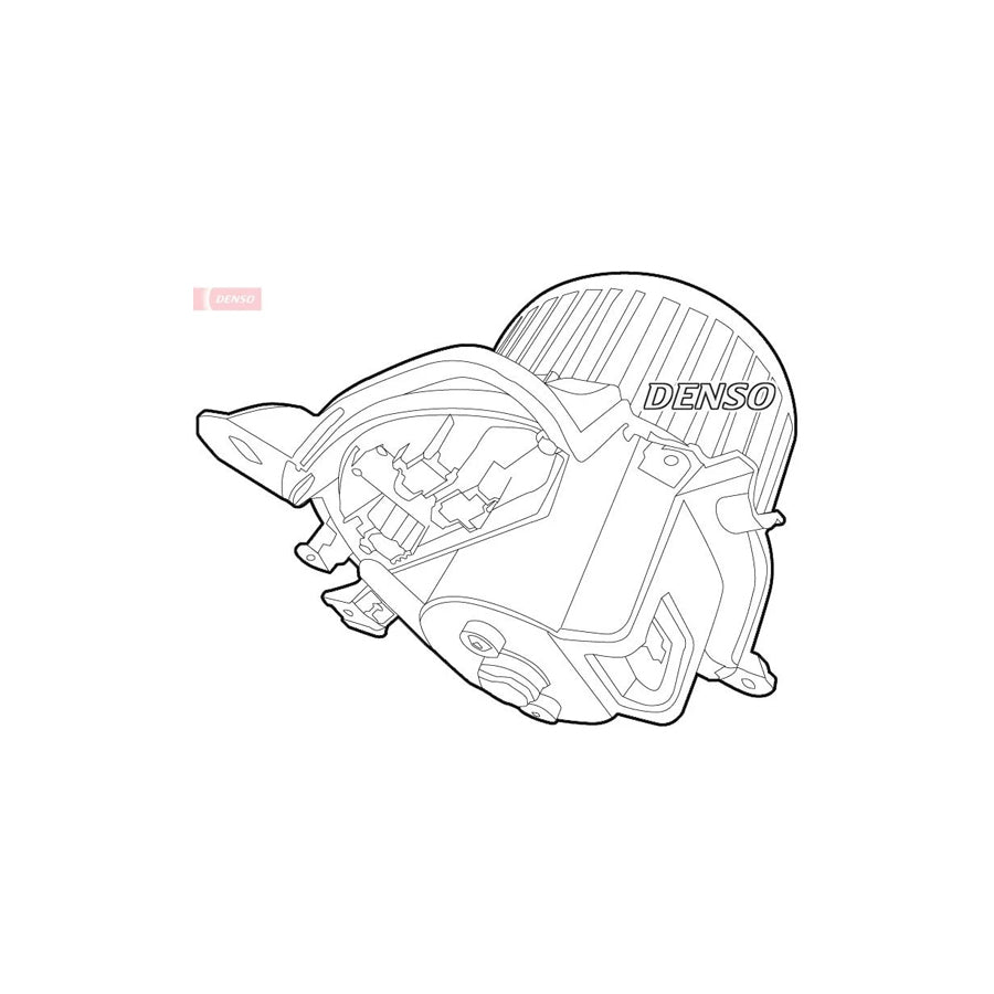 DENSO DEA01012 Interior Blower for Alfa Romeo Mito (955)