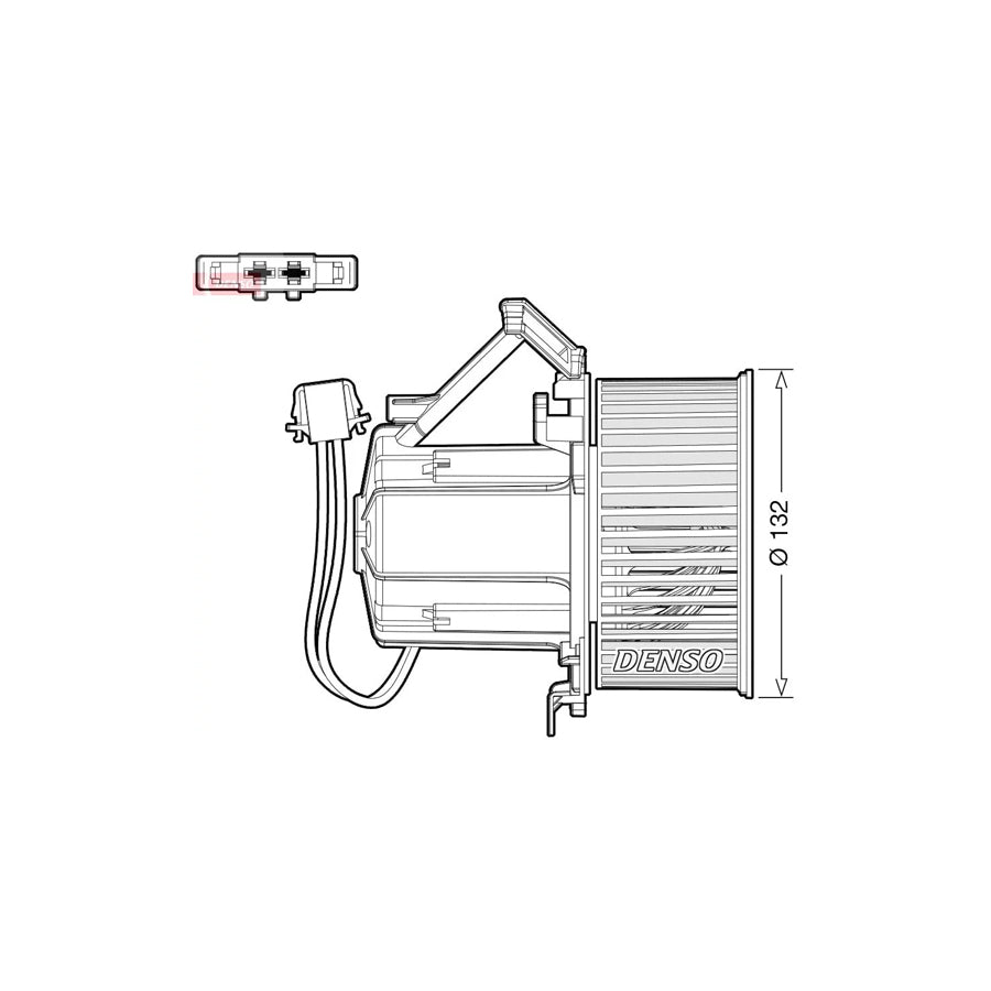 DENSO DEA02009 Interior Blower