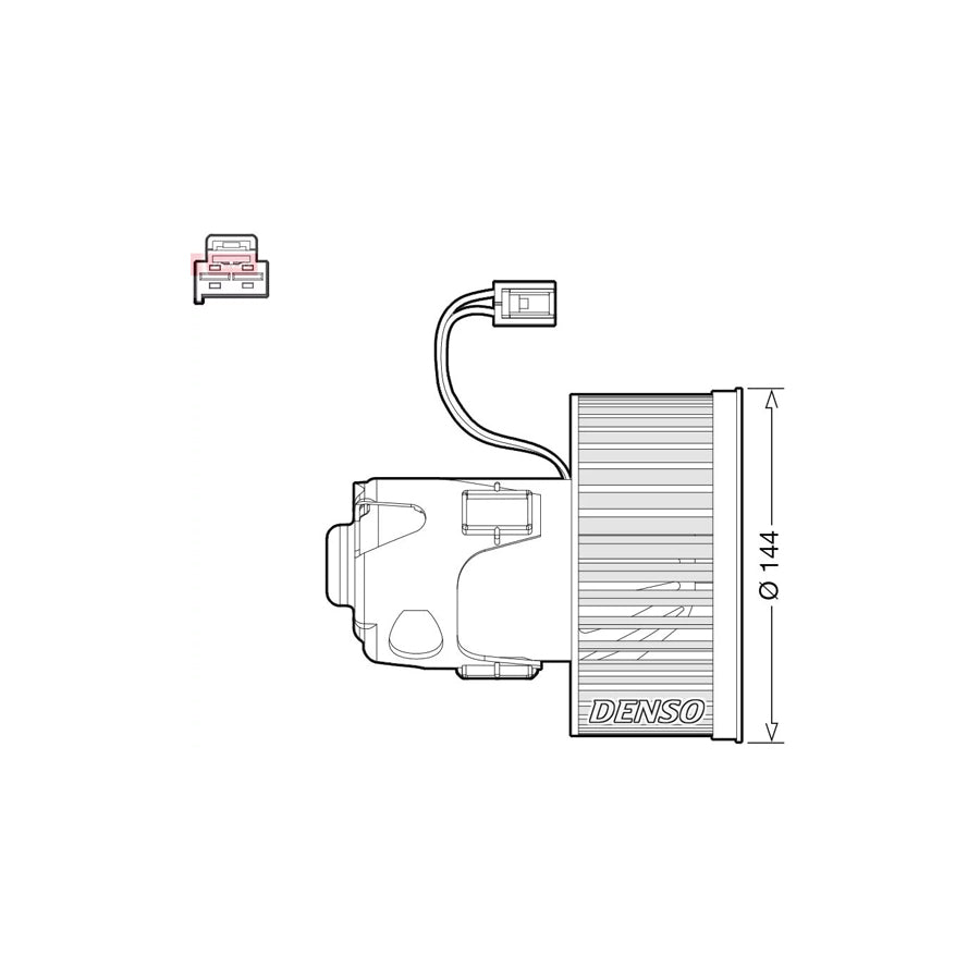 DENSO DEA05008 Interior Blower