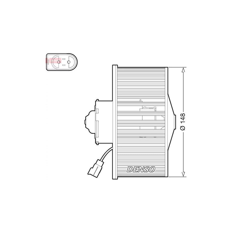 DENSO DEA10054 Interior Blower