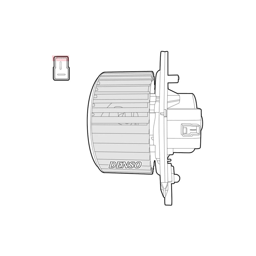 DENSO DEA12004 Interior Blower for Iveco Daily