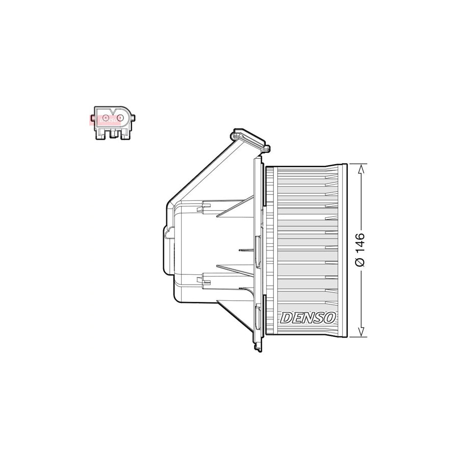 DENSO DEA17032 Interior Blower
