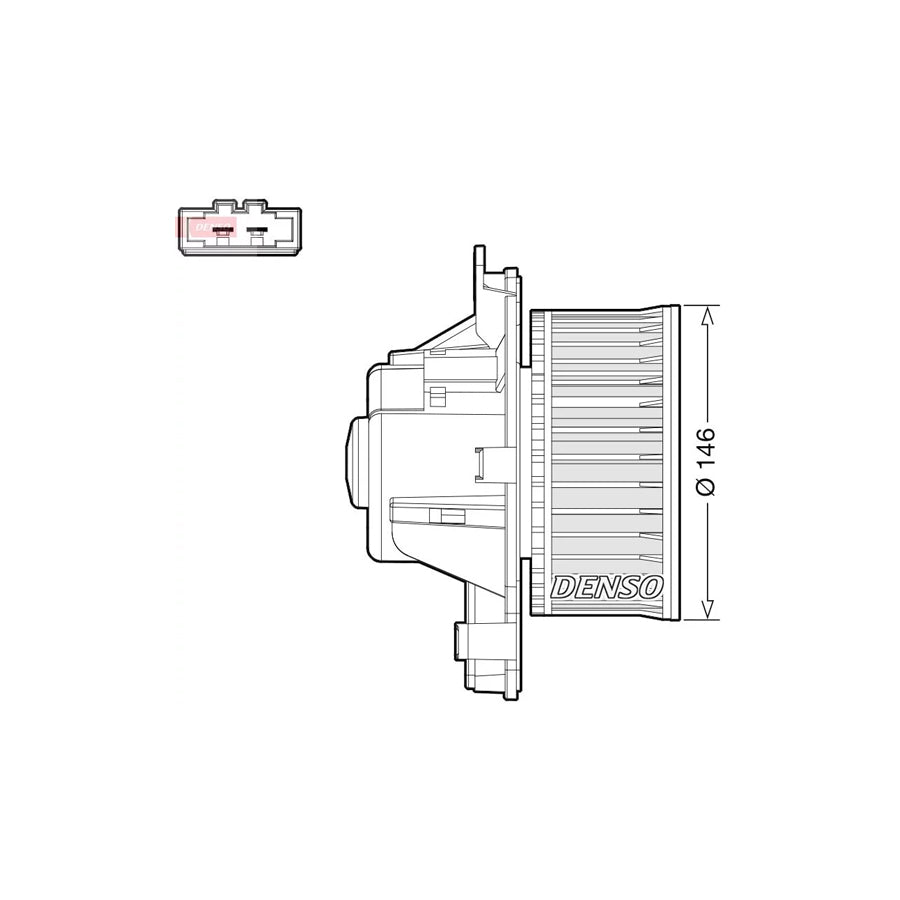 DENSO DEA21014 Interior Blower