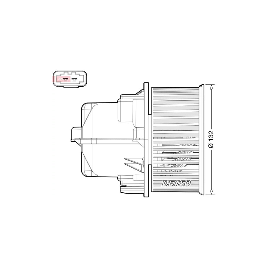 DENSO DEA33002 Interior Blower