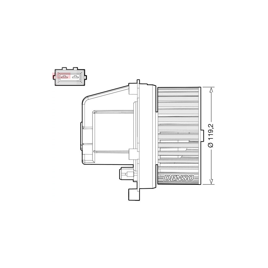 DENSO DEA33003 Interior Blower