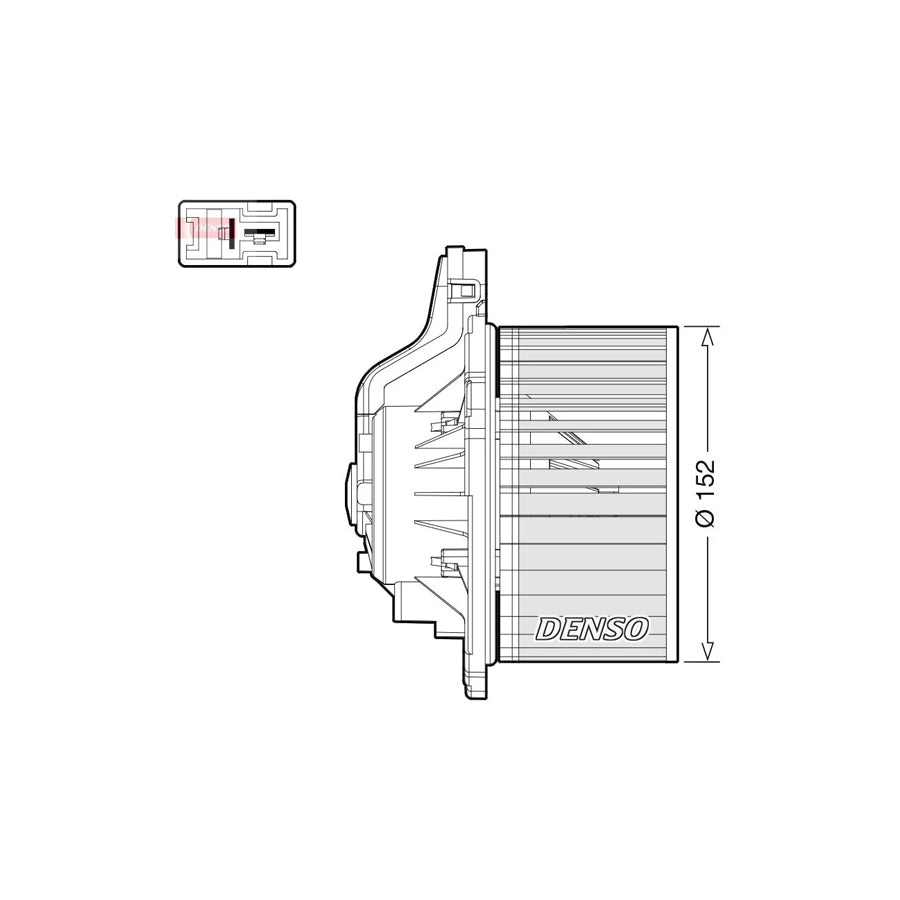 DENSO DEA41015 Interior Blower