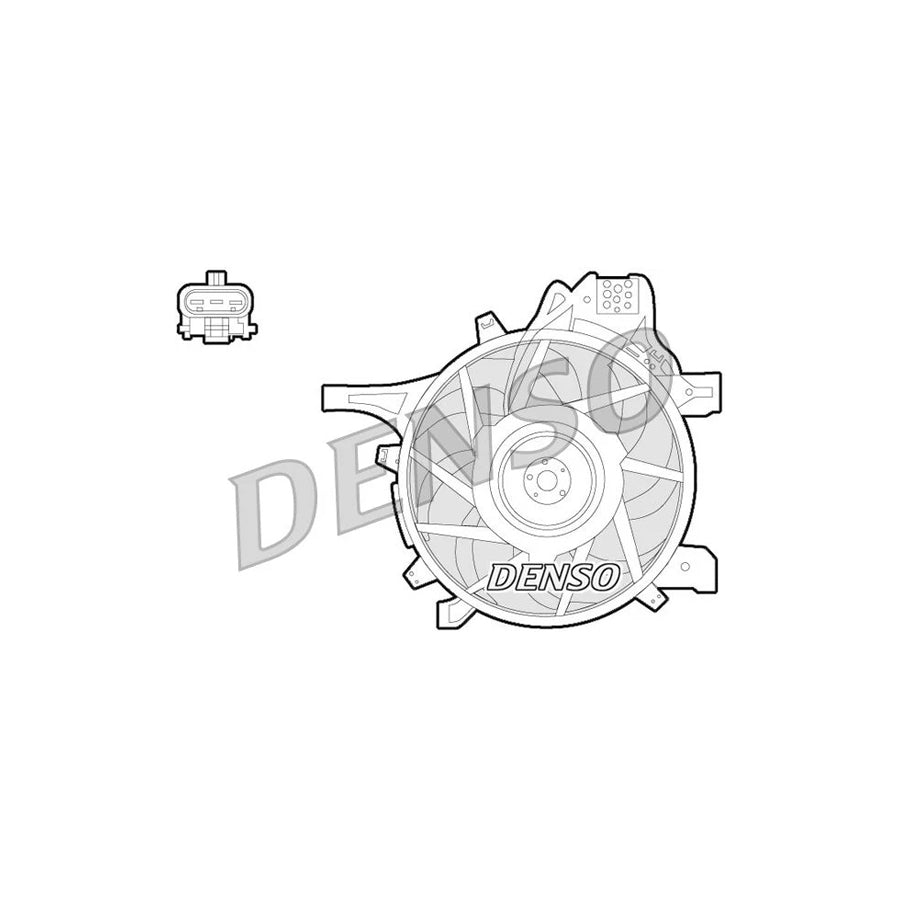 DENSO DER20012 Fan, Radiator