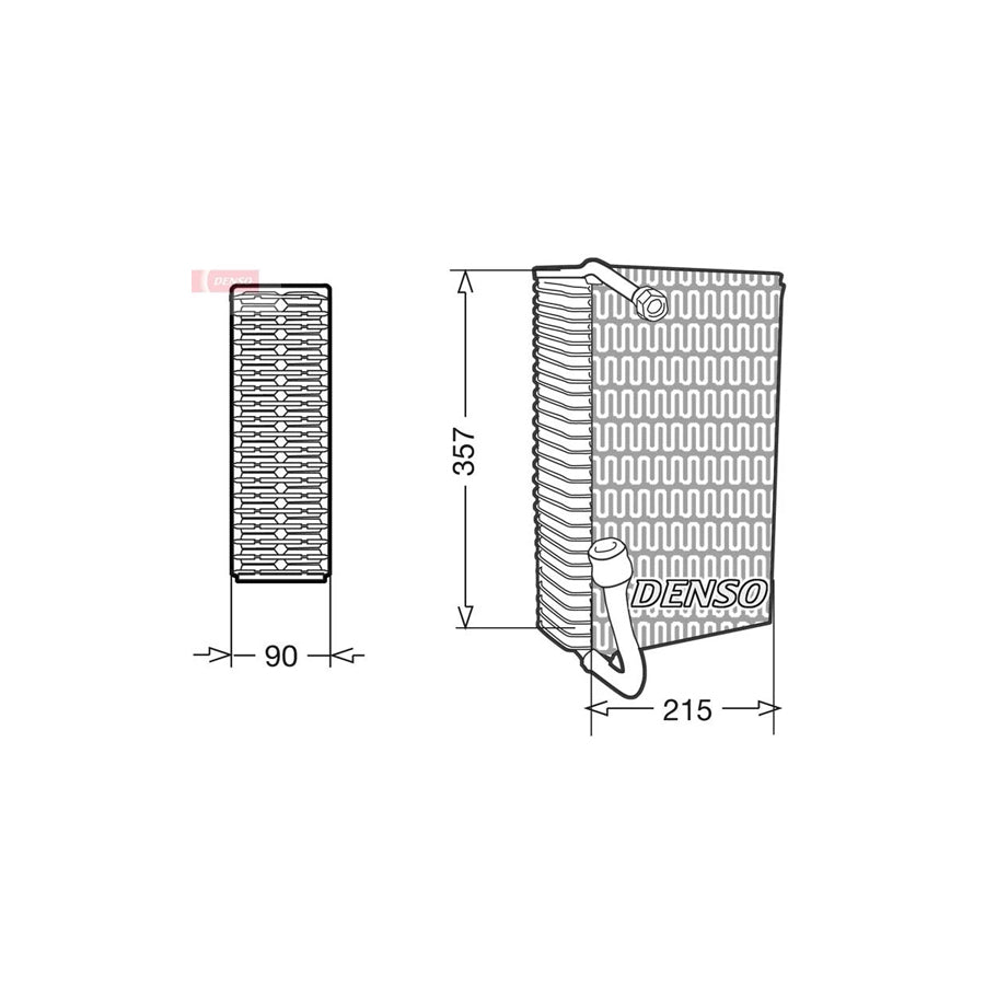 DENSO DEV02006 Air Conditioning Evaporator