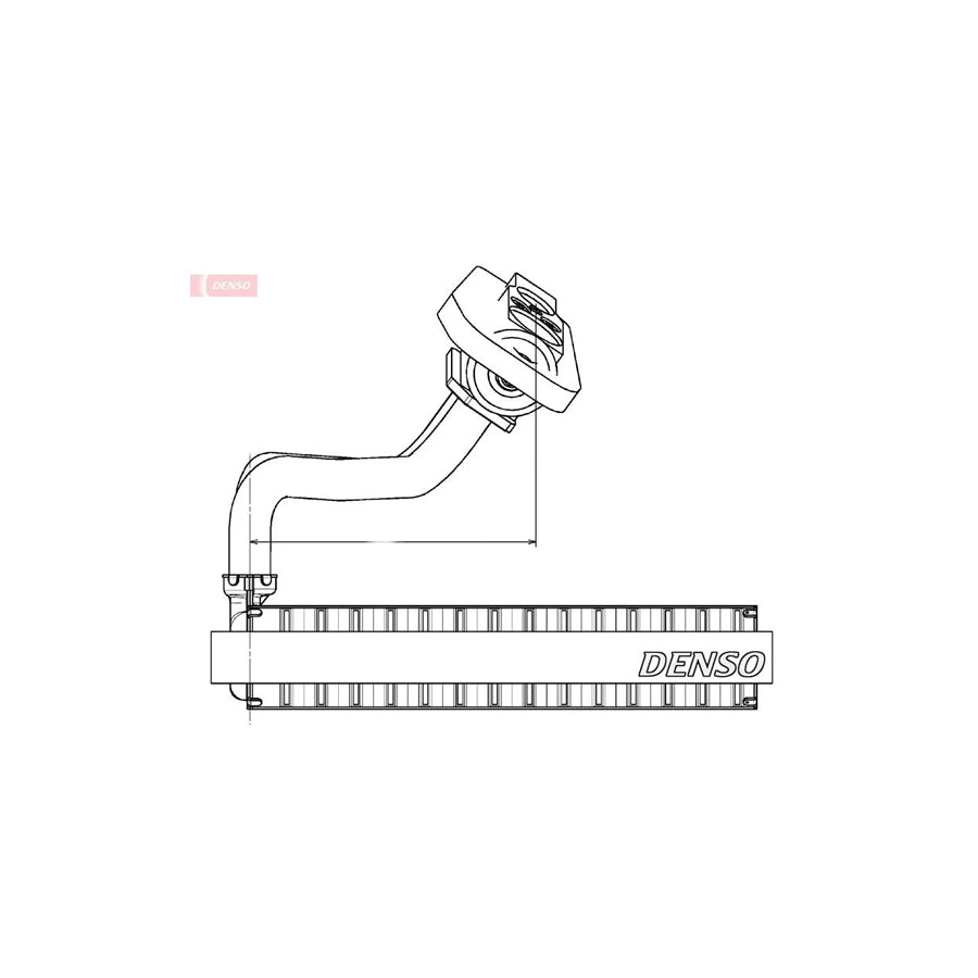 DENSO DEV09020 Air Conditioning Evaporator