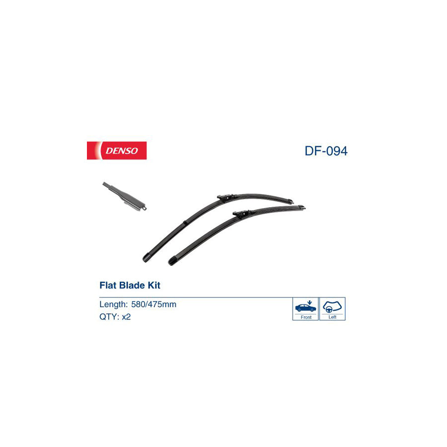 DENSO DF-094 Wiper Blade for Jaguar Xf