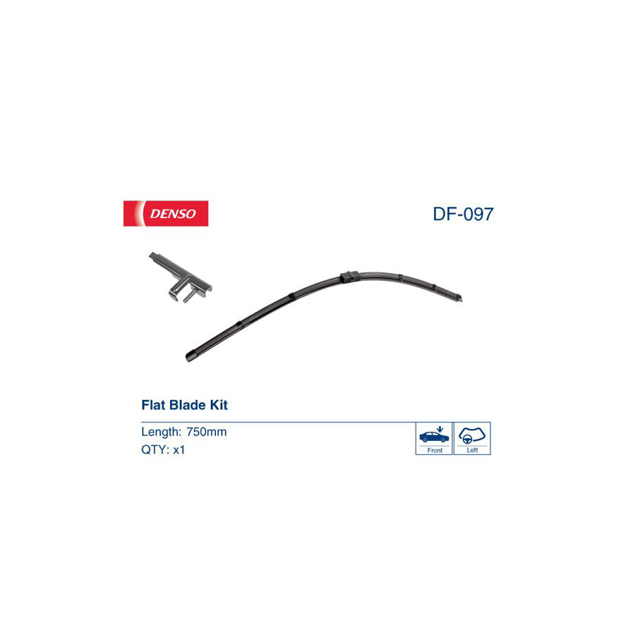 DENSO DF-097 Wiper Blade for Audi A2 (8Z0)