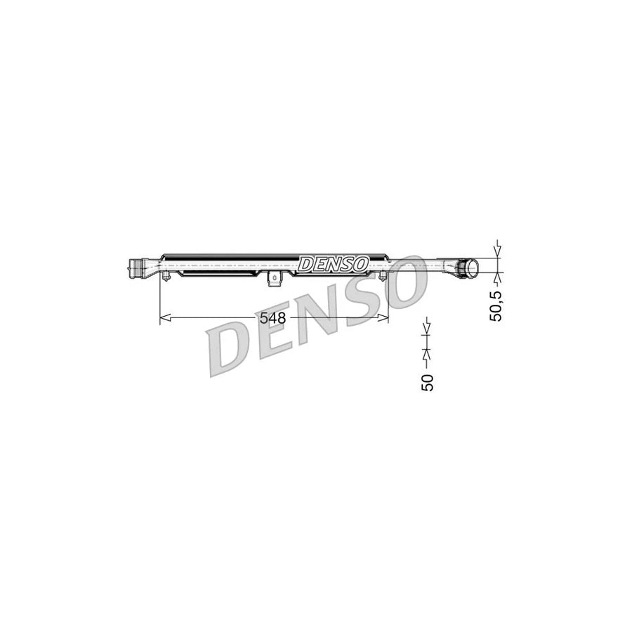DENSO DIT02026 Intercooler for Audi A6 C6 Avant (4F5)